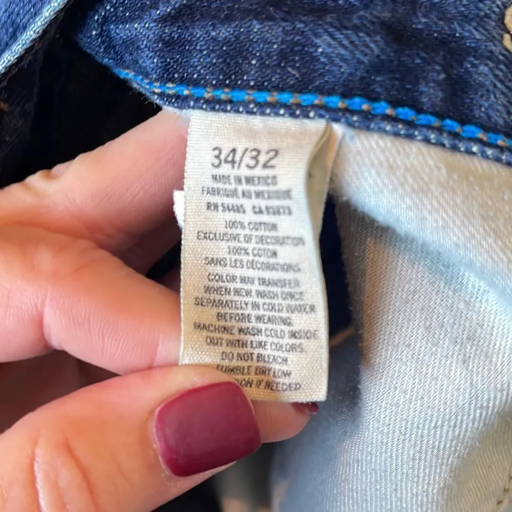 American Eagle Slim Straight Men’s Jeans size 34 x 32 - Picture 8 of 8